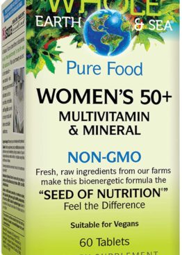 Whole Earth & Sea Women's 50 plus Multivitamin & Mineral -- 60 Tablets S