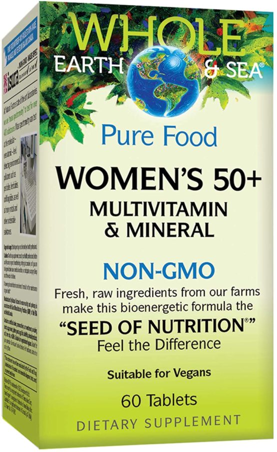 Whole Earth & Sea Women's 50 plus Multivitamin & Mineral -- 60 Tablets S