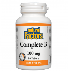 Natural Factors Complete B 100mg Time Release 90 Tablets