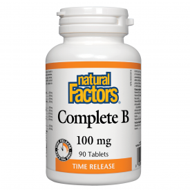 Natural Factors Complete B 100mg Time Release 90 Tablets