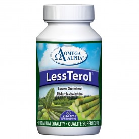Omega Alpha LessTerol® Lowers Cholesterol 60 veg caps/bottle