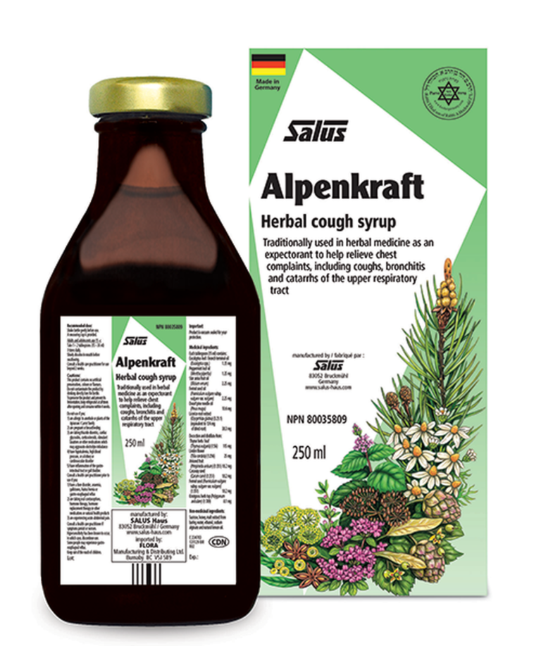 Salus Alpenkraft Herbal Cough Syrup 250 mL Good Nature Health Foods