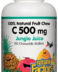 Natural Factors C 500mg Natural Fruit Chews - Jungle Juice Flavour 180 Wafers 180 Chewable Tablets