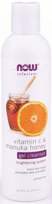 Gel Cleanser Vitamin C & Manuka Honey - 8 fl. oz.NOW