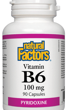 Natural Factors B6 100 mg 90 Capsules 90 Capsules