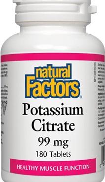 Natural Factors Potassium Citrate 99 mg 90 Tablets 90 Tablets