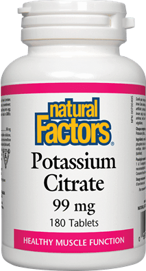 Natural Factors Potassium Citrate 99 mg 90 Tablets 90 Tablets