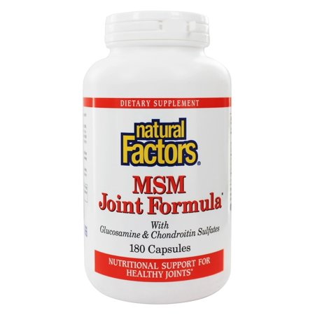 Natural Factors, MSM Joint Formula, 180 Capsules