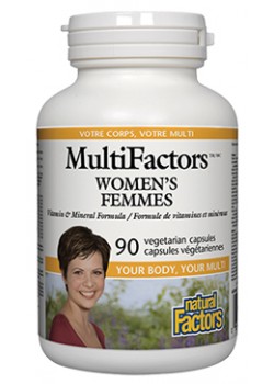 Natural Factors MULTIFACTORS WOMENS MULTIVITAMIN - 90 VCAPS