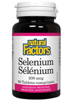 Natural Factors SELENIUM 200MCG - 90 TABS