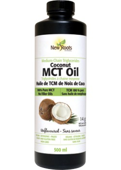 New Roots COCONUT MCT OIL (UNFLAVOURED) – 500ML