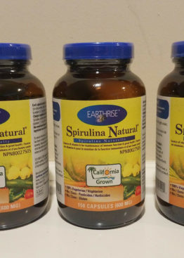 Earthrise Spirulina Natural 600 mg 150 Capsules