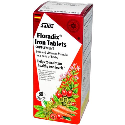 Salus – Floradix Iron 80 Tablets