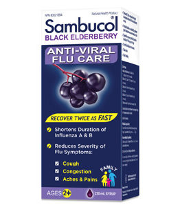 SAMBUCOL Black Elderberry Anti-Viral Flu Care Family 230ml