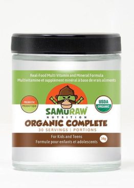 Samuraw Nutrition Organic Complete for Kids and Teens Powder Drink Mix 38 grams