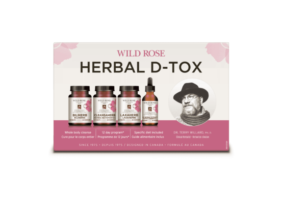 FORMAT format thumbTabs Kit DOSAGE The Wild Rose Herbal D-Tox Program consists of four herbal formulae: three in tablet form, and one in liquid form. IMPORTANT INFORMATION Do not use this product if you are pregnant or nursing, have inflammatory bowel disease (such as Crohn's disease or ulcerative colitis), or if you have kidney disease. Not for children under the age of 12. Discuss with your health practitioner if you have any acute health concerns. Do not use laxaherb (or any laxative) if abdominal pain, nausea or vomiting are present.