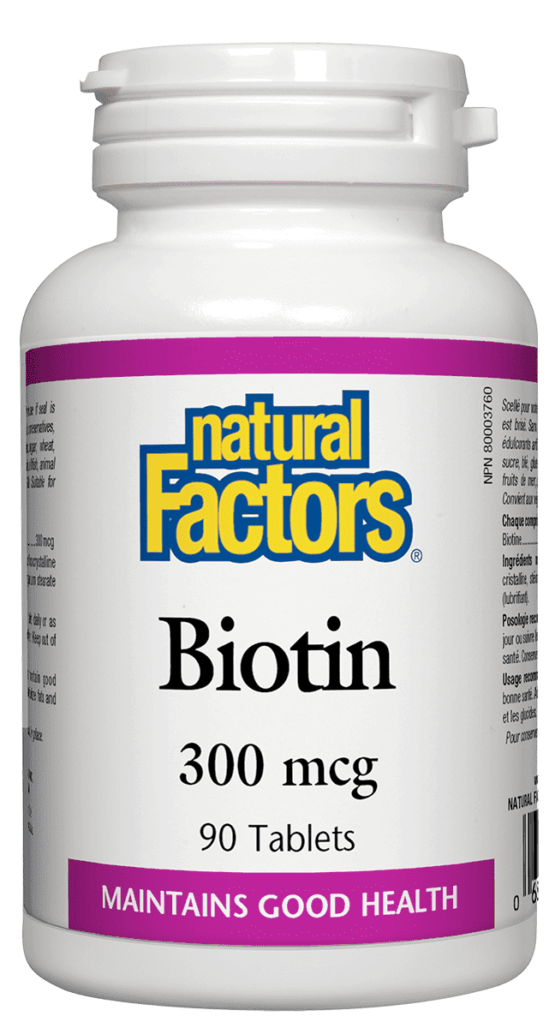 Natural Factors BIOTIN 300 MCg 90 tab