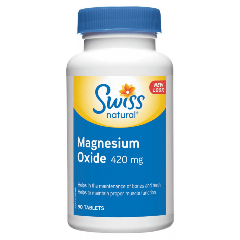 Swiss Natural Magnesium Oxide 420 mg Good Nature Health Foods