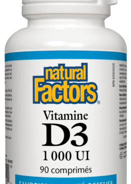 Natural Factors VITAMIN D3 1000IU 90 TAB