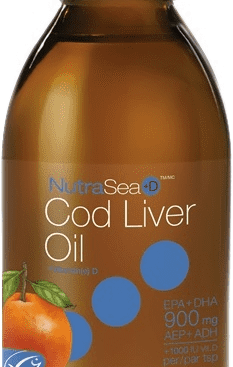 NutraSea+D Cod Liver Oil Tangerine 200 mL