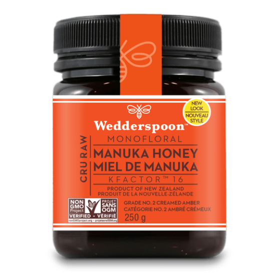 Wedderspoon Raw Monofloral Manuka Honey KFactor 16