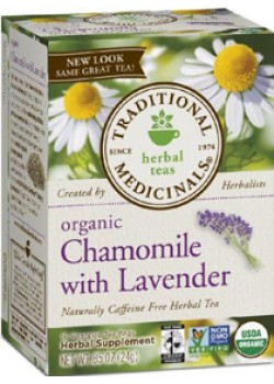 ORGANIC CHAMOMILE WITH LAVENDER - 20 TEA BAGS