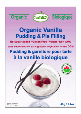 GoBio Organic Vanilla Pudding & Pie Filling 40 grams