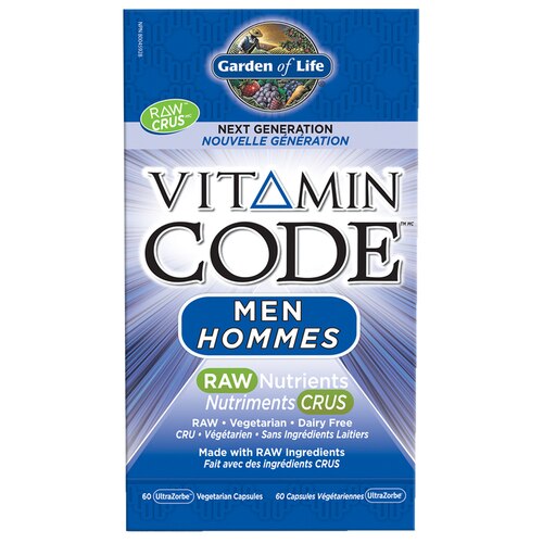 Garden of Life Vitamin Code Men - 60 Ultrazorbe Vcaps